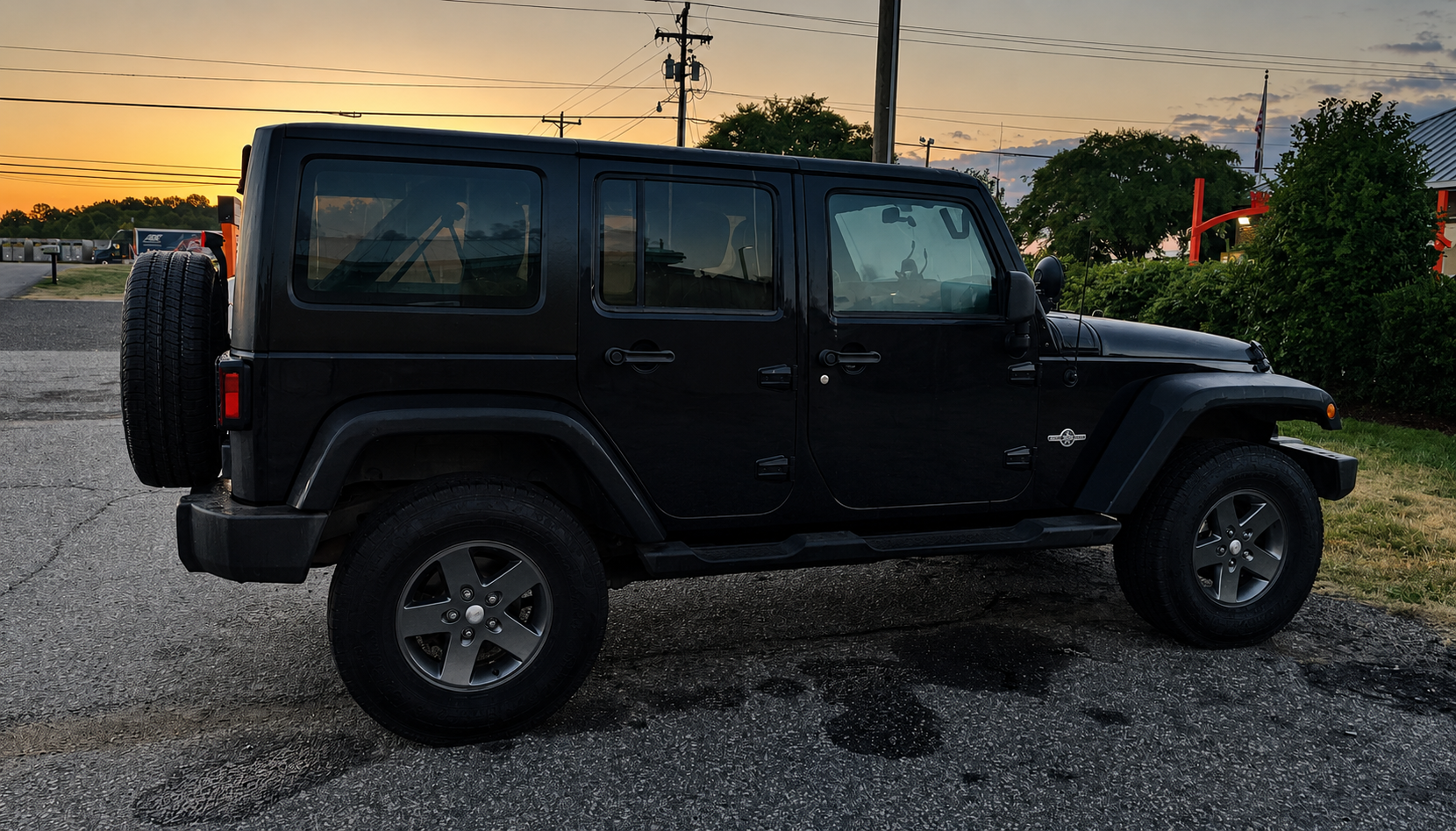 Jeep Wrangler before lift kit and wheel install